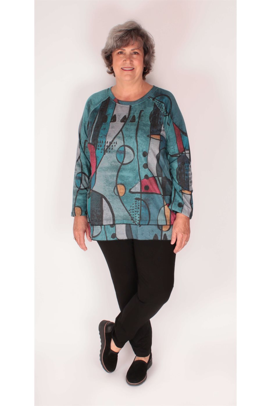 Fleece Raglan Sleeve Top Granada